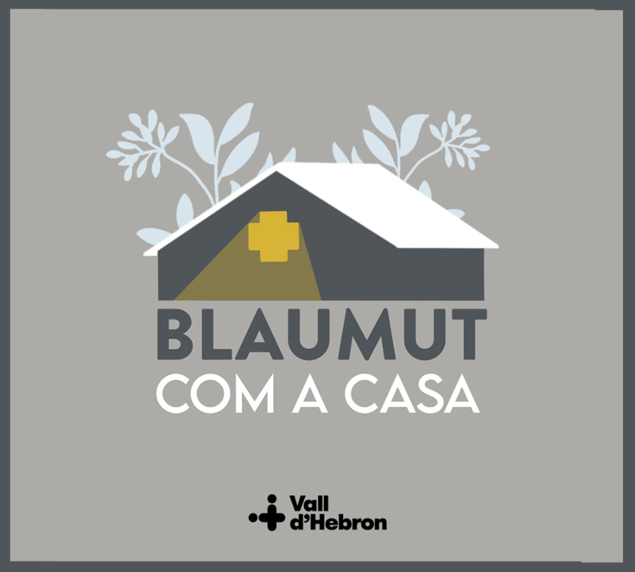 Portada del single "Com a casa" (2018) Blaumut per a la Vall d'Hebron